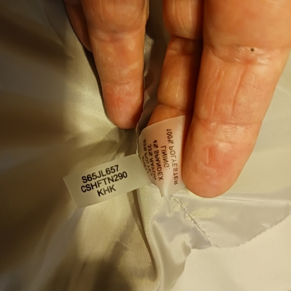 Size 6 /Small Calvin Klein Moto Style Jacket Casual Business Old Money Spring - Picture 7 of 11